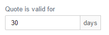 Quote Settings