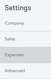Expenses Tab