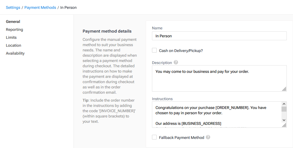 Payment