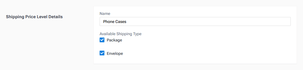 Shipping