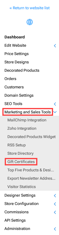 Gift Certificates Menu Item.png