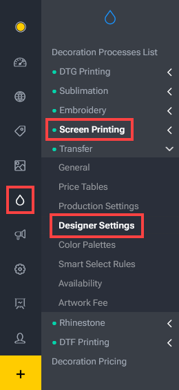 Screen Printing Designer Settings Menu Item.png