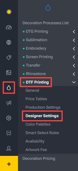 DTF Printing Designer Settings Menu Item.png