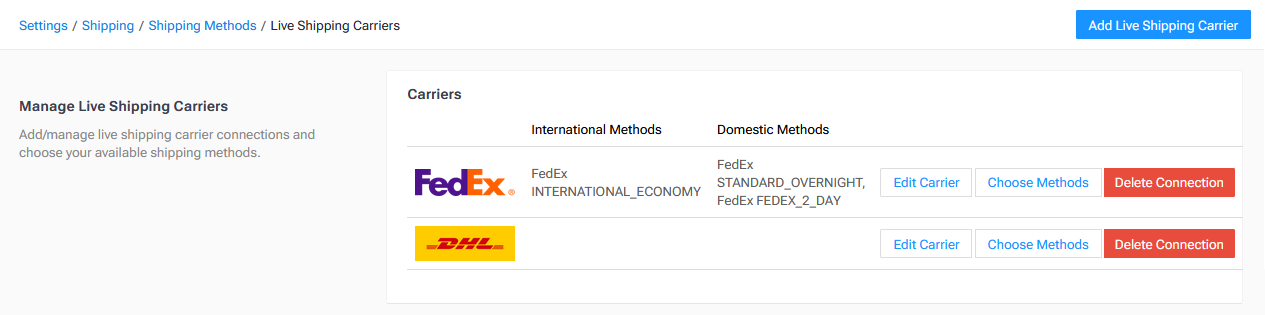 Manage Live Shipping Carriers Page.png