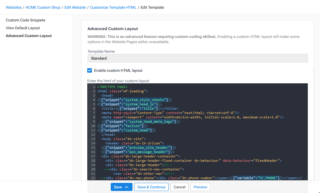 Advanced Custom Layout Page - Enable Custom HTML.png