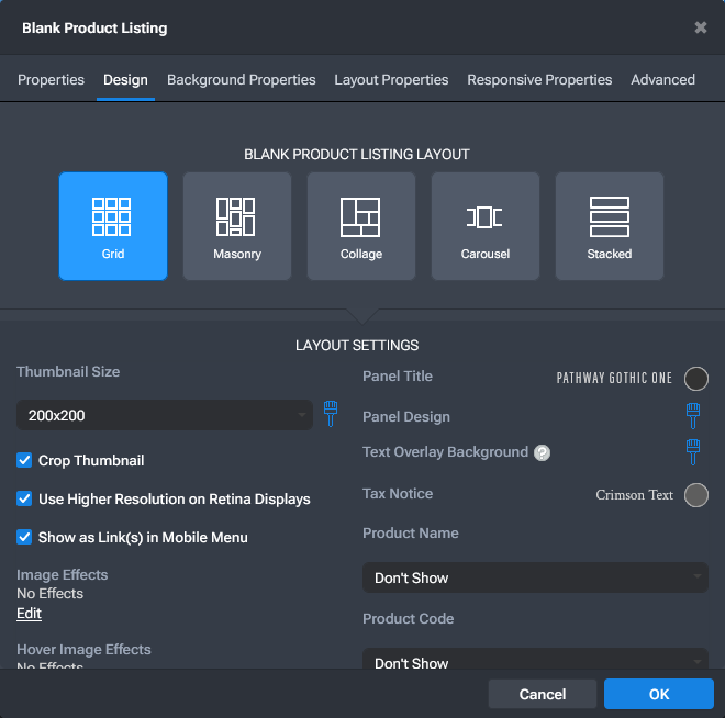 Blank Product Listing Design Settings.png
