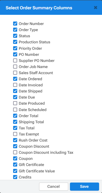 Select Order Summary Columns Popup.png