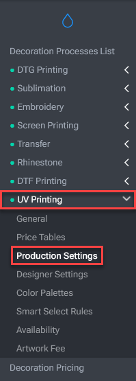 UV Printing Production Settings Menu Item.png