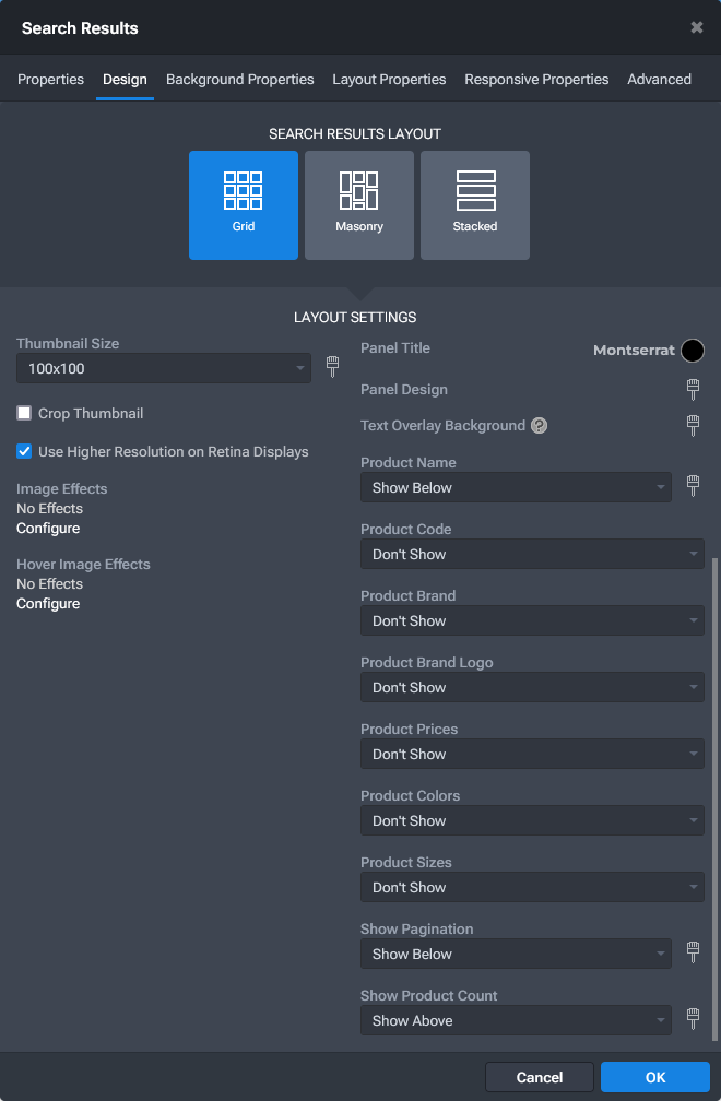 Search Results Settings - Design Tab.png