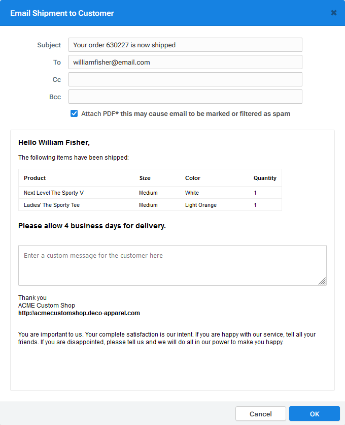 Email Shipment to Customer Popup (USPS).png