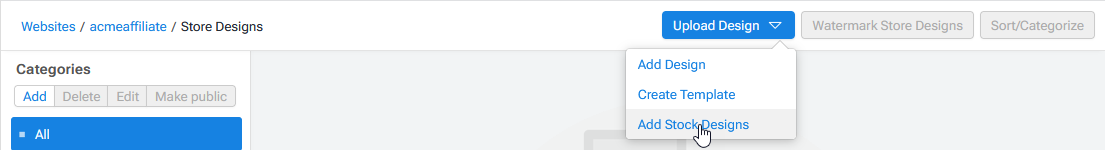Add Stock Designs Menu Item.png