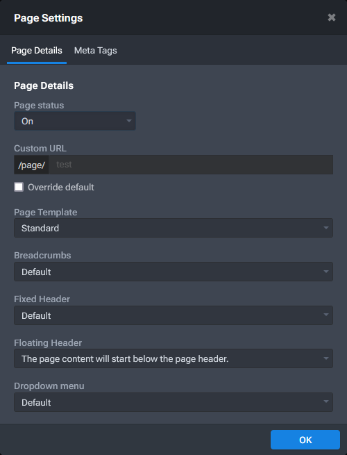 Page Settings Popup.png (Custom Page)