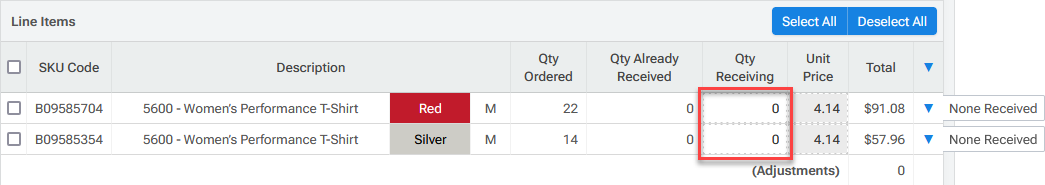 Quantity Receiving Field.png