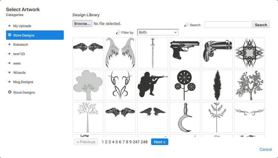 Select Artwork Popup.png