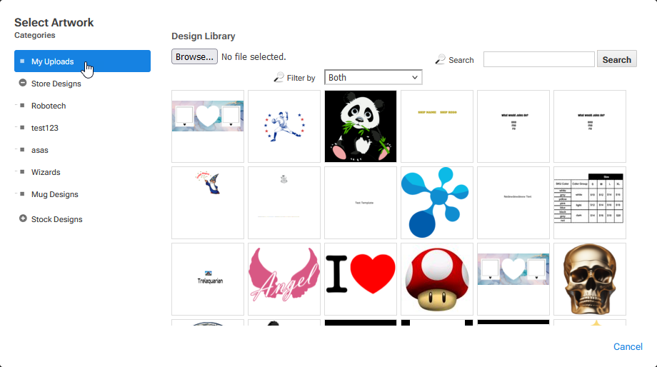 Select Artwork Popup - My Uploads.png
