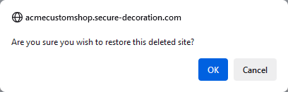 Restore Store Confirmation Popup.png
