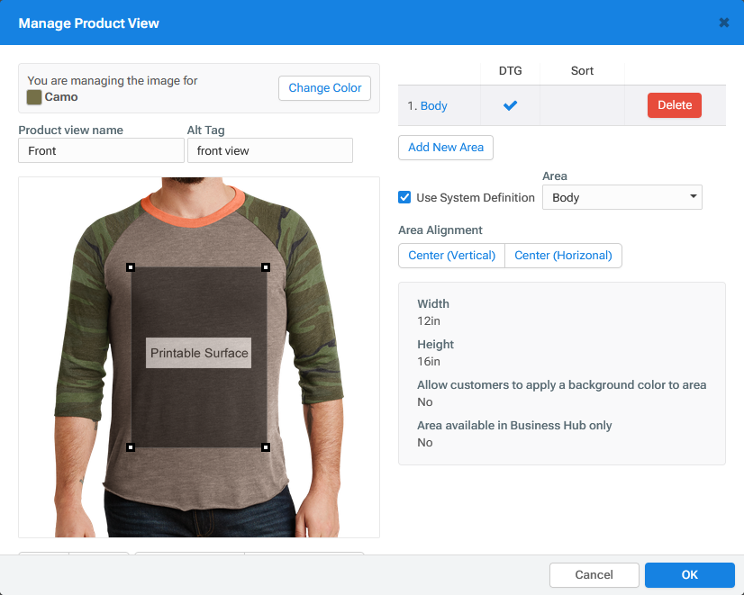 Manage Product View Popup - Decoration Area Added.png