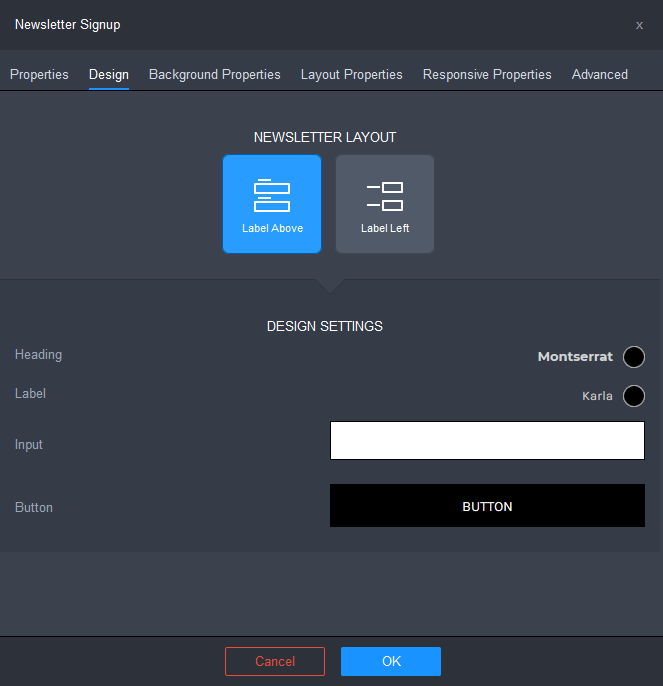 NewsletterSignupWidgetSettings_DesignTab_.png