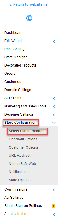 SelectBlankProductsMenuItem.png