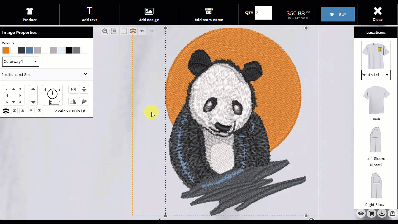 Color Picker Thread Code Search