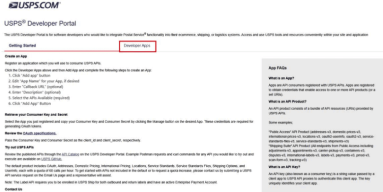 USPS Customer Onboarding Portal (COP) – Developer Apps.png