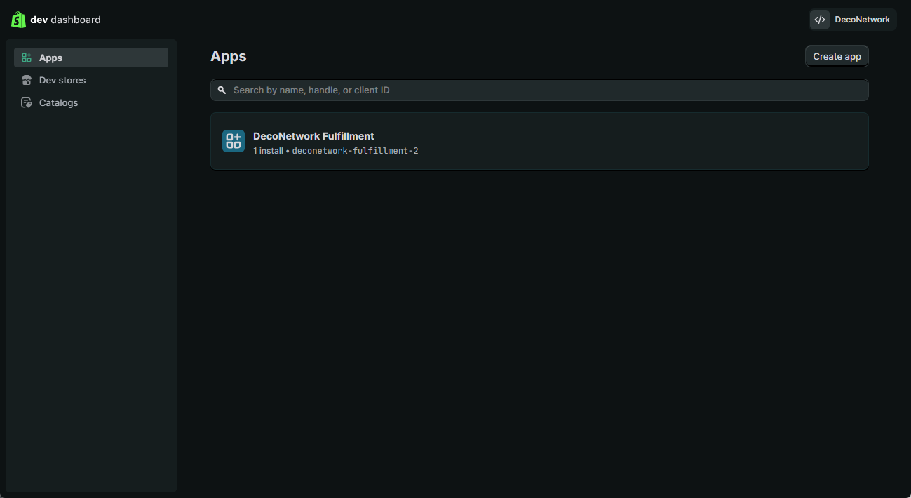 Dev Dashboard With DN Fulfillment App.png