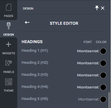 Style Editor Headings Settings.png