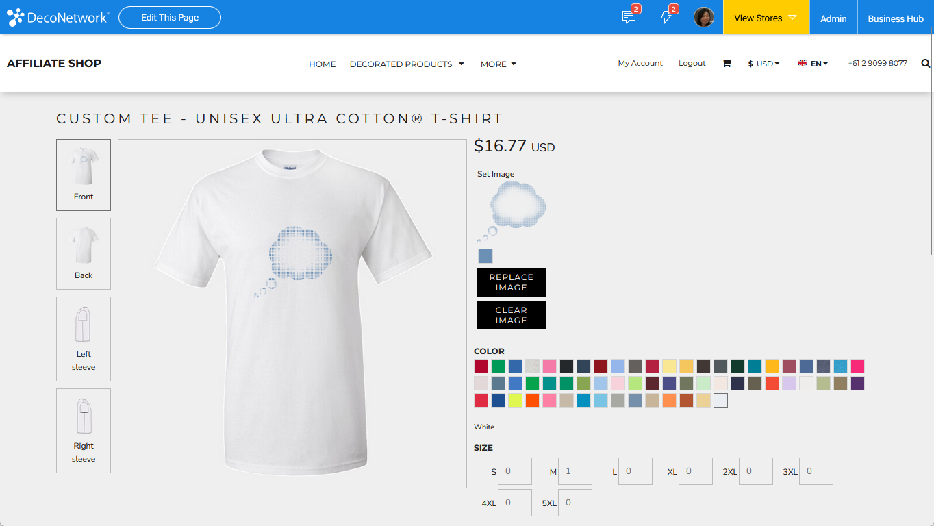 Personalization Options on Frontend Decorated Product Page.png