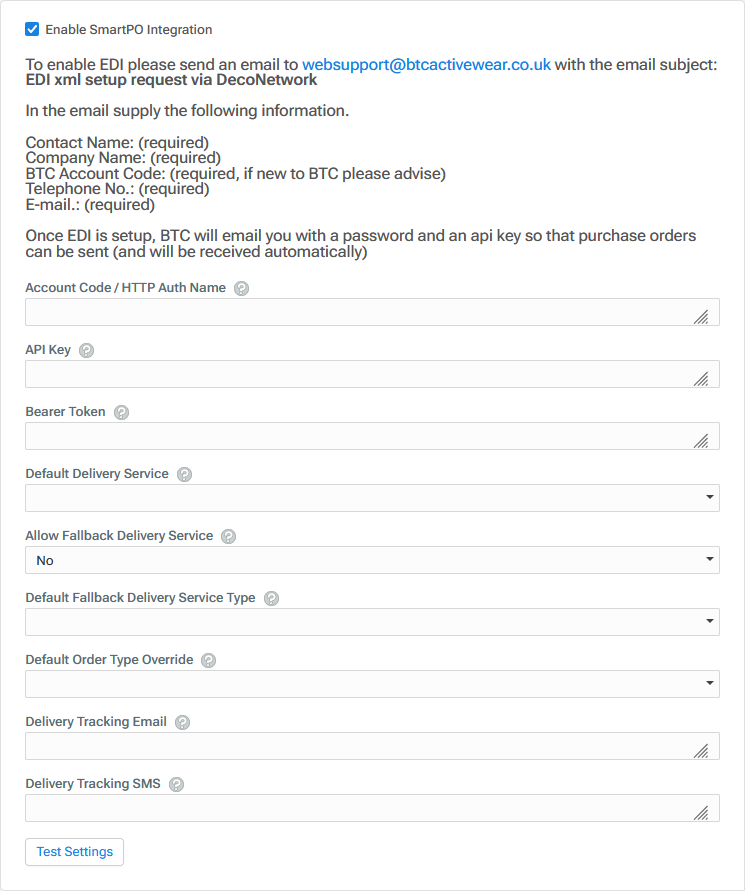 BTC Activewear SmartPO Integration Settings.png