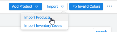 Import Products Command