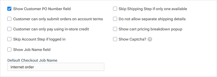 Other Checkout Options